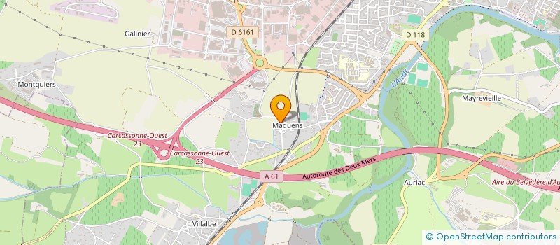localisation de l'entreprise LES EPICENTRES à CARCASSONNE