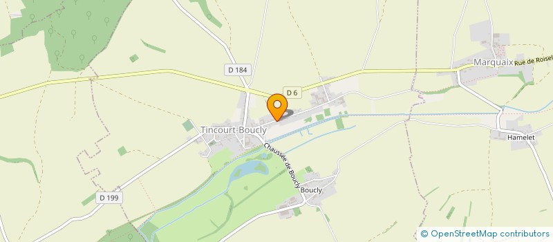 localisation de l'entreprise LES EPICES VAUCELLOISES à TINCOURT-BOUCLY