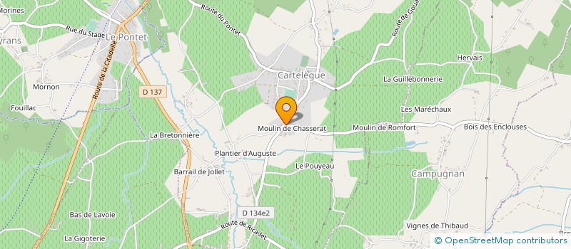 localisation de l'entreprise LES EPICIERS DE L'ESTUAIRE  SAINT-CIERS-SUR-GIRONDE