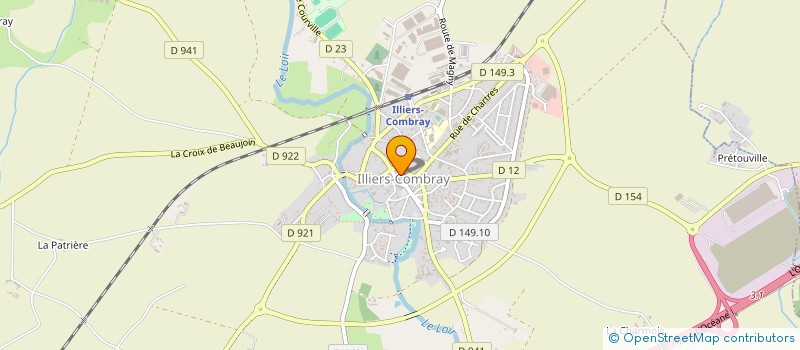 localisation de l'entreprise LES EPICIERS SYMPAS à ILLIERS-COMBRAY