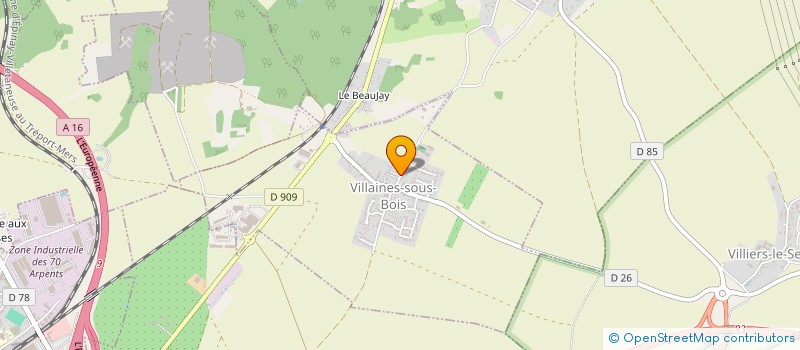 localisation de l'entreprise LES EPICURIALES  BOUFFEMONT