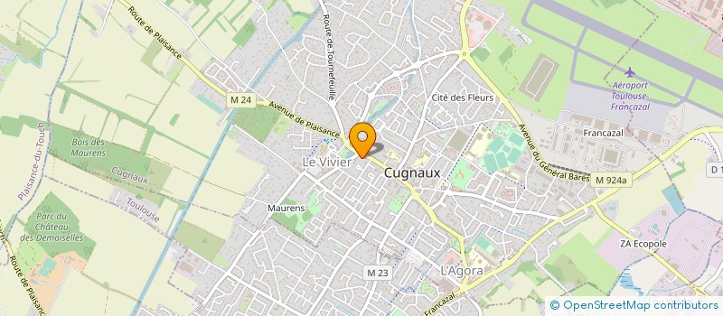 localisation de l'entreprise LES EPICURIENNES TRAITEUSES  TOULOUSE