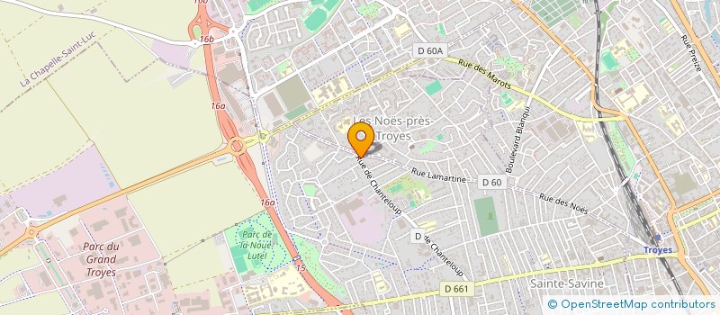 localisation de l'entreprise LES EPICURIENS  SAINTE-SAVINE