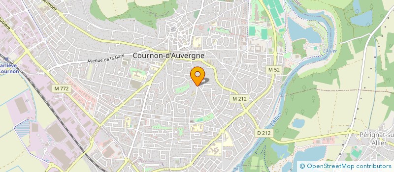 localisation de l'entreprise LES EPICURIENS  COURNON-D'AUVERGNE