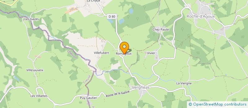 localisation de l'entreprise LES EPICURIENS DES COMBRAILLES  SAINT-MAURICE-PRES-PIONSAT