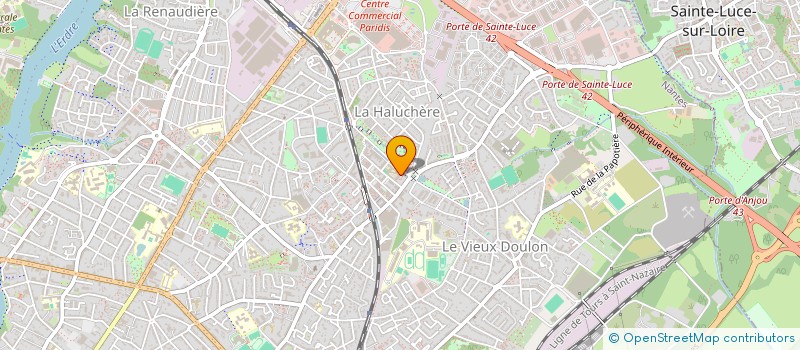 localisation de l'entreprise LES EPICURIEUX DU GOUT  NANTES