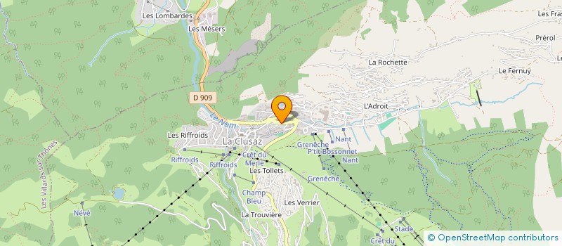 localisation de l'entreprise LES EPICURISTES à LA CLUSAZ