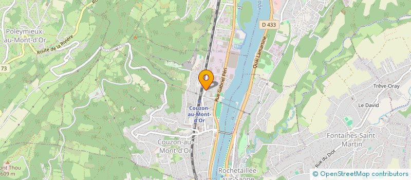 localisation de l'entreprise LES EPIES  COUZON-AU-MONT-D'OR