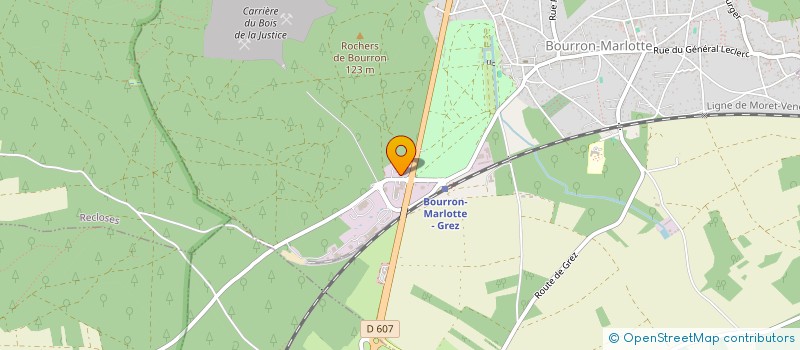 localisation de l'entreprise LES EPINETTES à BOURRON-MARLOTTE