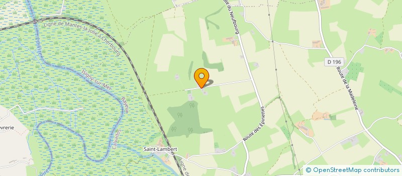 localisation de l'entreprise LES EPINETTES  ISIGNY-SUR-MER