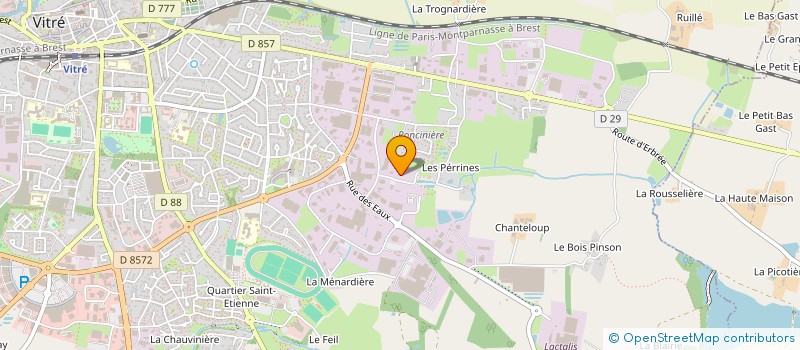 localisation de l'entreprise LES EPIS  VITRE