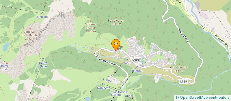 localisation de l'entreprise LES EPIS  SAINT-ETIENNE-DE-TINEE