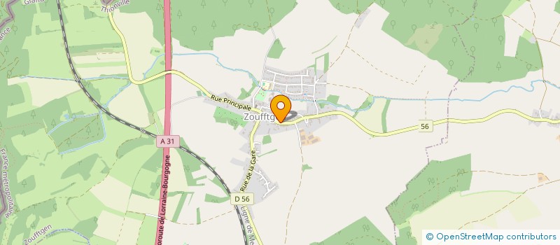 localisation de l'entreprise LES EPIS D'OR  ZOUFFTGEN