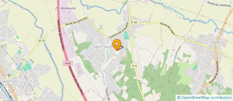localisation de l'entreprise LES EPIS D'OR à SAINT-JORY