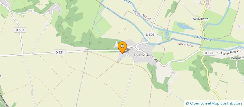 localisation de l'entreprise LES EPIS DE TOURLY  SAINT-AUBIN-SUR-MER