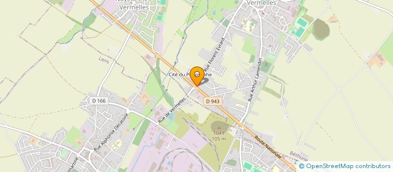 localisation de l'entreprise LES EPIS DE VERMELLES  VERMELLES