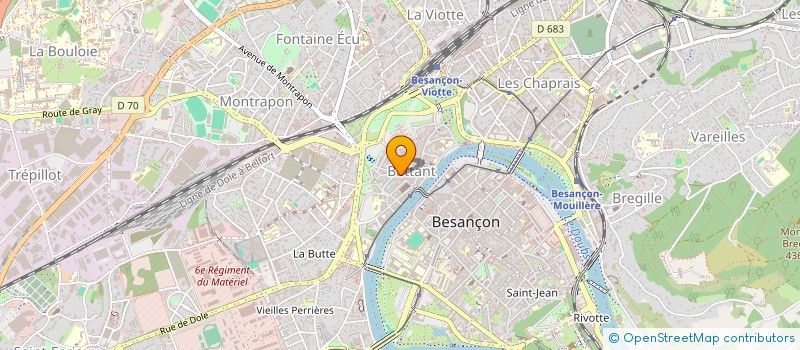 localisation de l'entreprise LES EPIS DU COMTE à BESANCON