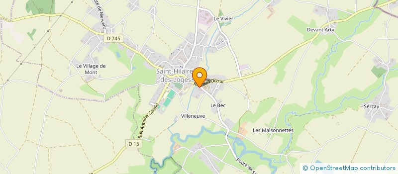 localisation de l'entreprise LES EPIS DU PEU à SAINT-HILAIRE-DES-LOGES