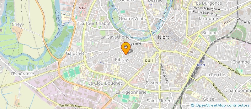 localisation de l'entreprise LES EQUARTS à NIORT