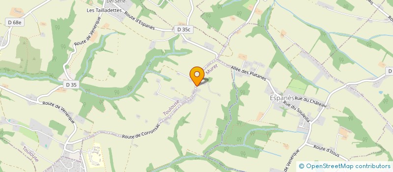 localisation de l'entreprise LES EQUIDES DES LOUBAUTES à VENERQUE