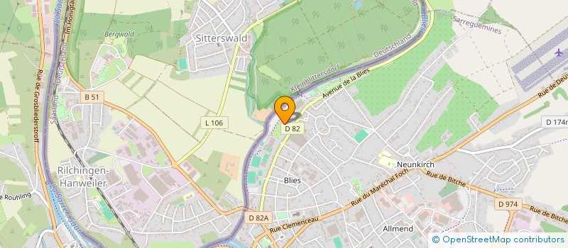 localisation de l'entreprise LES EQUIPES ST VINCENT à SARREGUEMINES