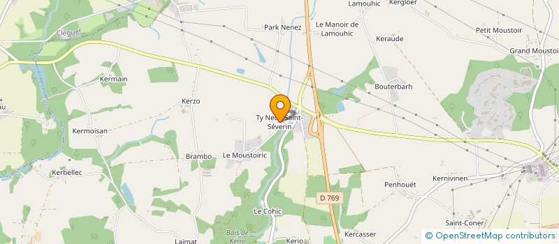 localisation de l'entreprise LES EQUITABLES à CAUDAN