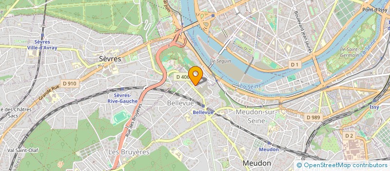 localisation de l'entreprise LES ERABLES à MEUDON