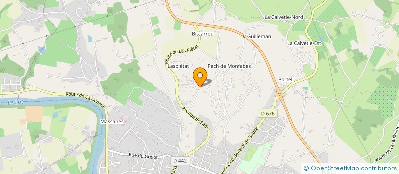 localisation de l'entreprise LES ERABLES  MONBALEN