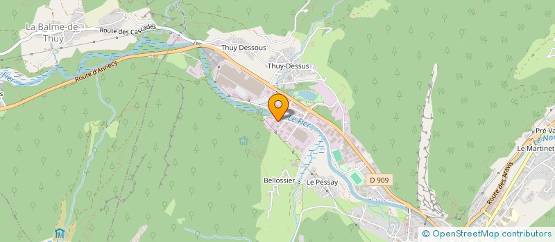 localisation de l'entreprise LES ERABLES  DINGY-SAINT-CLAIR