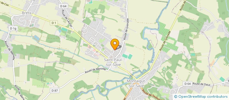 localisation de l'entreprise LES ERABLES  MONTAIGUT-SUR-SAVE