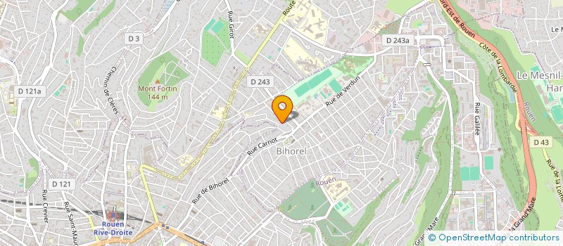 localisation de l'entreprise LES ERABLES  BIHOREL