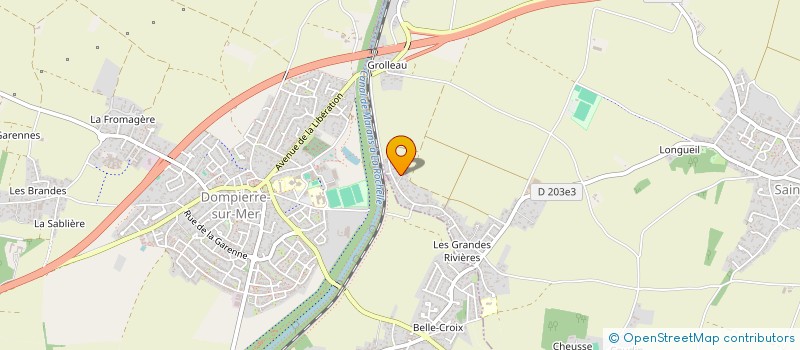 localisation de l'entreprise LES ERABLES  SAINTE-SOULLE