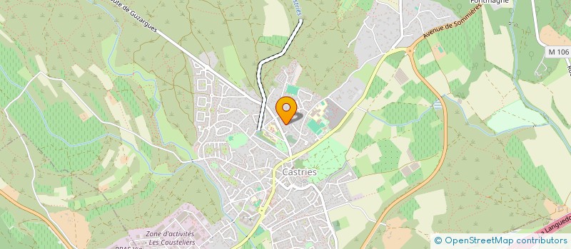 localisation de l'entreprise LES ERABLES  CASTRIES