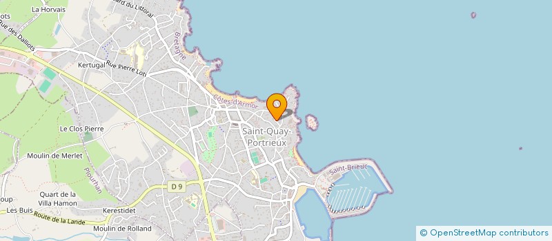 localisation de l'entreprise LES ERMOS  SAINT-QUAY-PORTRIEUX