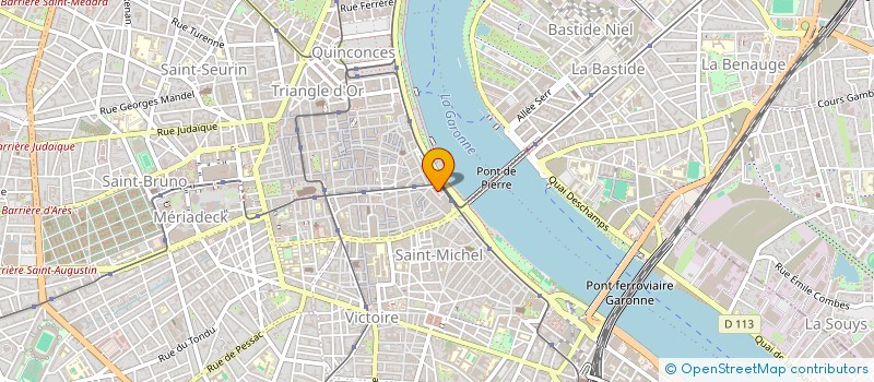 localisation de l'entreprise LES ERVINS  BORDEAUX