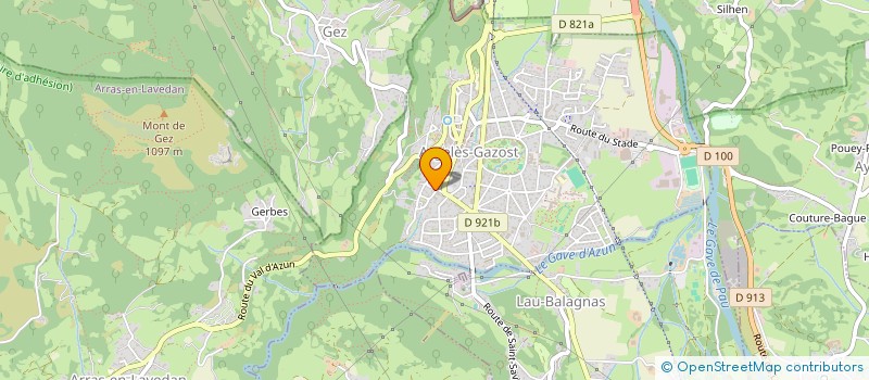 localisation de l'entreprise LES ESBERITS  ARGELES-GAZOST