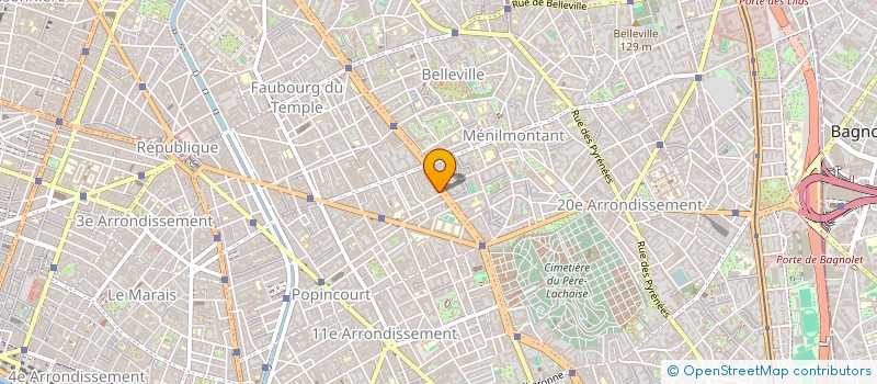 localisation de l'entreprise LES ESCABOLEURS  PARIS