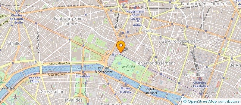 localisation de l'entreprise LES ESCALES à PARIS