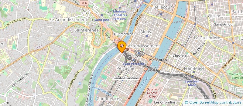 localisation de l'entreprise LES ESCALES DE LYON à LYON