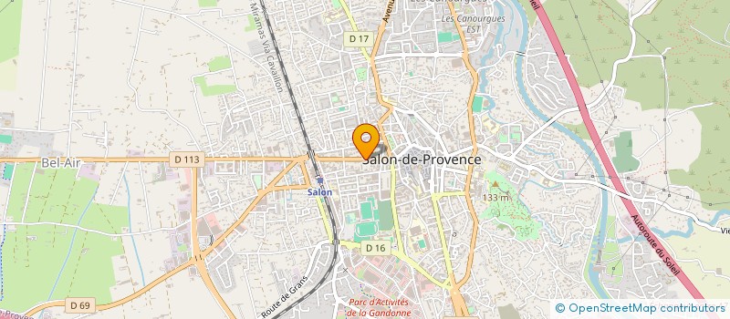 localisation de l'entreprise LES ESCALETTES  SALON-DE-PROVENCE