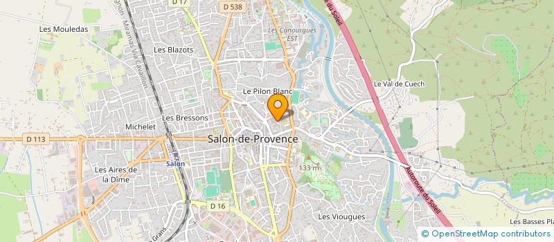 localisation de l'entreprise LES ESCALIERS DE PASCAL à SALON-DE-PROVENCE