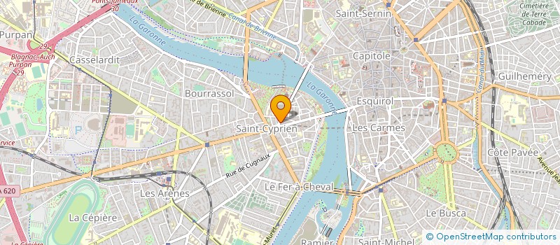 localisation de l'entreprise LES ESCALIERS DU SUD OUEST à TOULOUSE