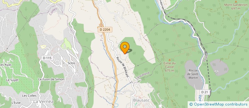 localisation de l'entreprise LES ESCAMAM S ASSOCIATION DE MAMANS DE L ESCARENE  L'ESCARENE