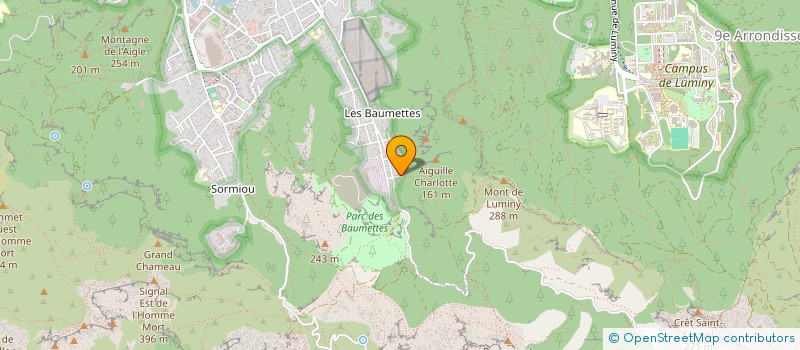 localisation de l'entreprise LES ESCAMPONS  MARSEILLE