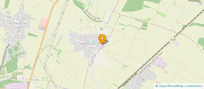 localisation de l'entreprise LES ESCARG'ROCK DE BOURGOGNE  BELLEFOND