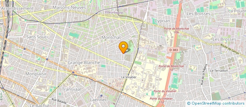 localisation de l'entreprise LES ESCARGOTS  LYON