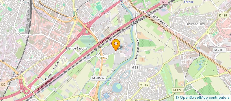 localisation de l'entreprise LES ESCARGOTS LATTOIS  LATTES