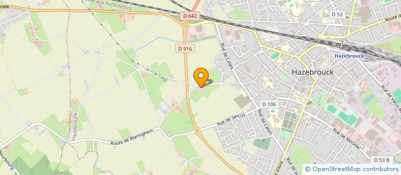 localisation de l'entreprise LES ESCARRAYAS  HAZEBROUCK