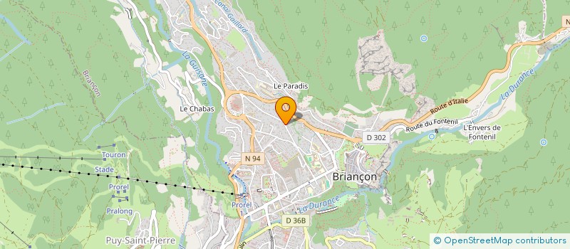 localisation de l'entreprise LES ESCARTONS AUTREMENT  BRIANCON