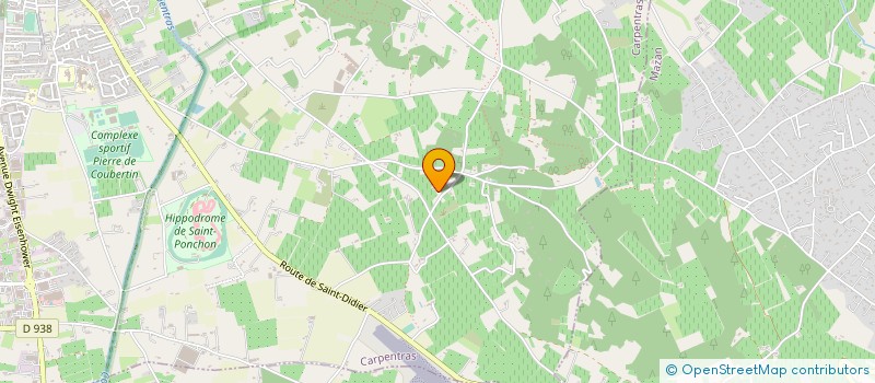 localisation de l'entreprise LES ESCOURS  CARPENTRAS